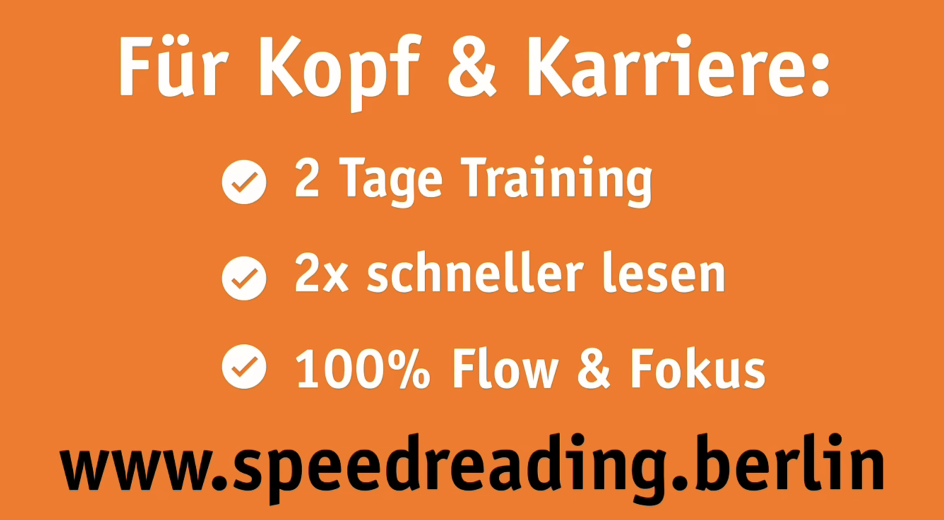 Improved Reading Ost - Bildungsurlaub Speed Reading – 2x schneller lesen mit Flow & Fokus