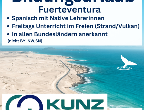 Academia Kunz - Bildungsurlaub Spanischkurs auf Fuerteventura für alle Sprachniveaus möglich (5 Tage)