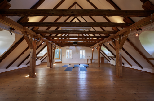 Institut für gesundes Arbeiten - Bildungsurlaub Yoga am Arbeitsplatz – Ausgleichsübungen mit Yoga – an der Elbe im Burghotel