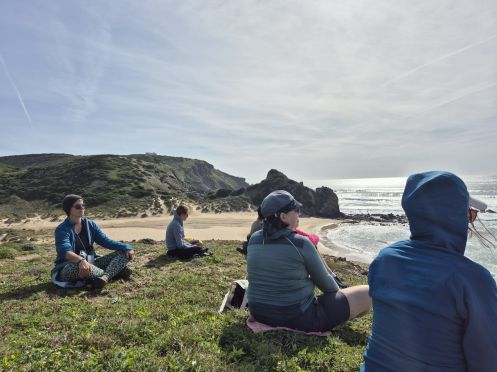 Yvonne Braun WOOD-YOGA Gesundheit & Vorsorge - Bildungsurlaub Wechseljahre verändern Entscheiderinnen: Her MenoTreat goes Portugal – Peri/Menopause at Work –How to Make Better Decisions During Menopause