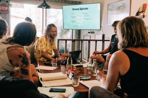 Ocean Fused Training S.L. - Bildungsurlaub Resilienz im Beruf stärken: Surfen und Yoga auf Teneriffa
